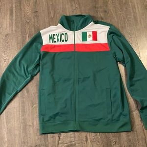 Green men’s L Mexico soccer jacket